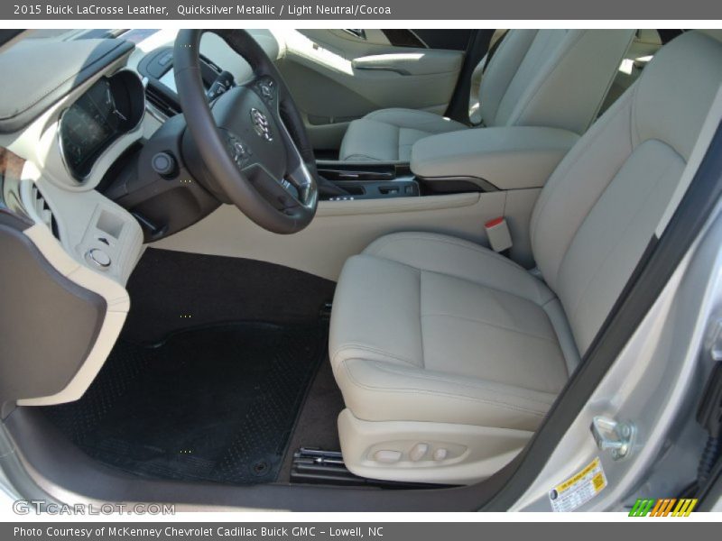 Quicksilver Metallic / Light Neutral/Cocoa 2015 Buick LaCrosse Leather