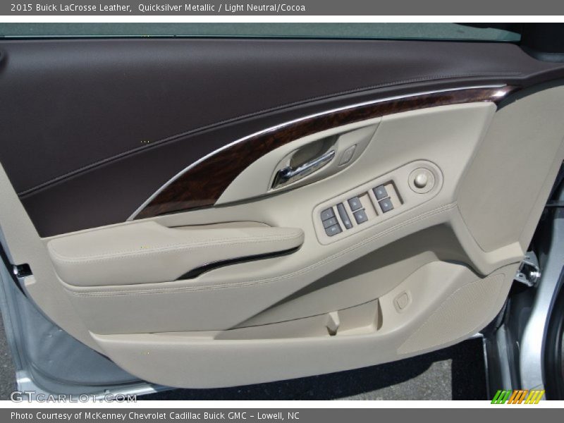 Quicksilver Metallic / Light Neutral/Cocoa 2015 Buick LaCrosse Leather