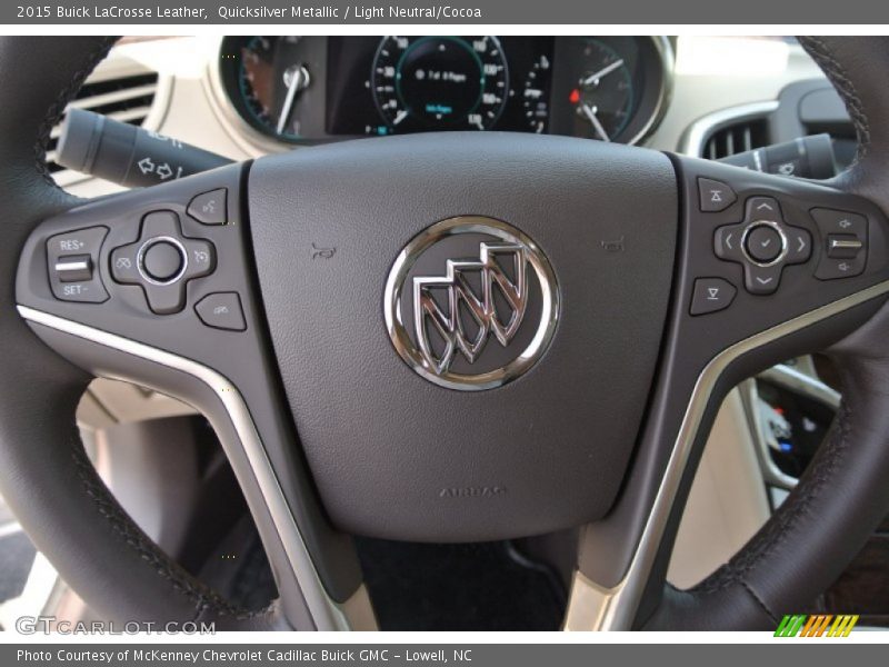 Quicksilver Metallic / Light Neutral/Cocoa 2015 Buick LaCrosse Leather