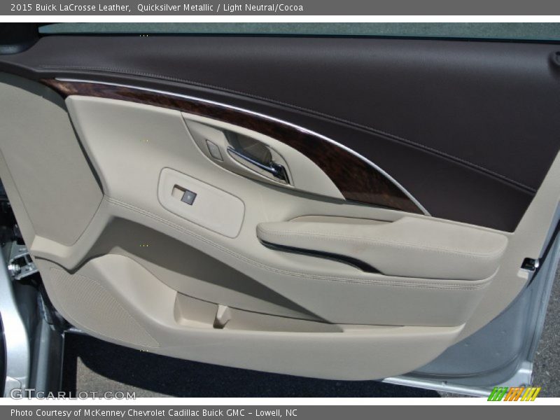 Quicksilver Metallic / Light Neutral/Cocoa 2015 Buick LaCrosse Leather