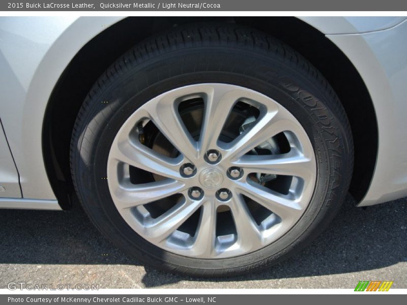 Quicksilver Metallic / Light Neutral/Cocoa 2015 Buick LaCrosse Leather