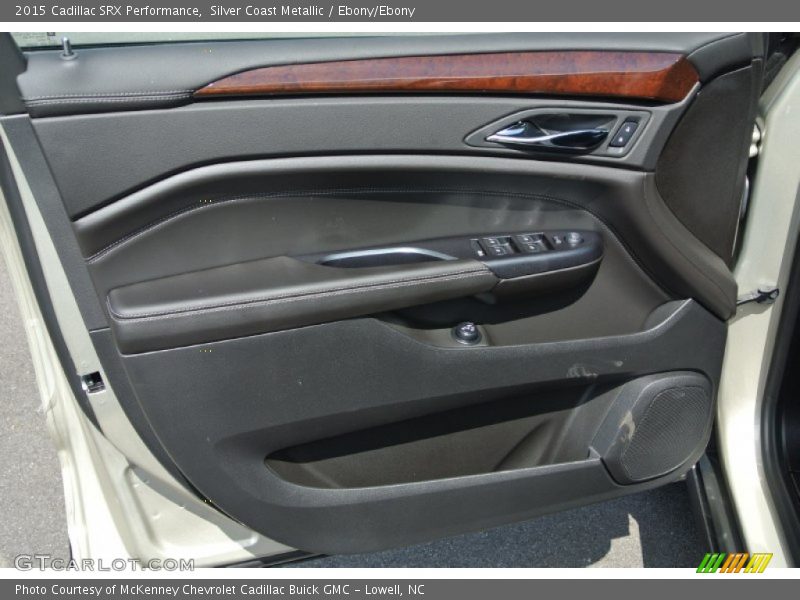 Silver Coast Metallic / Ebony/Ebony 2015 Cadillac SRX Performance