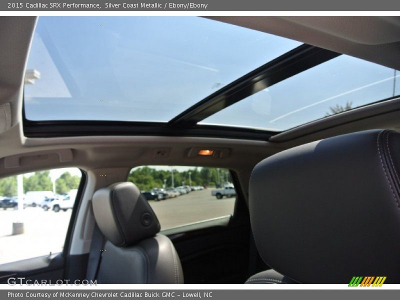 Silver Coast Metallic / Ebony/Ebony 2015 Cadillac SRX Performance