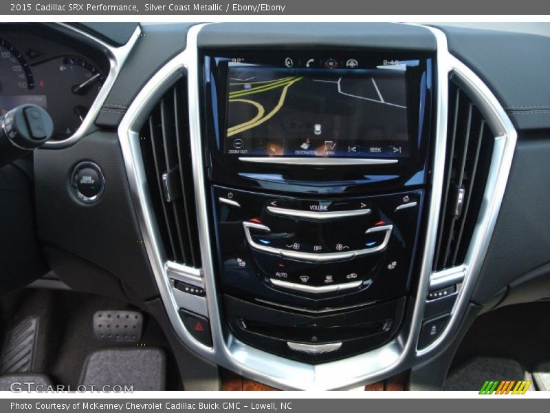Silver Coast Metallic / Ebony/Ebony 2015 Cadillac SRX Performance