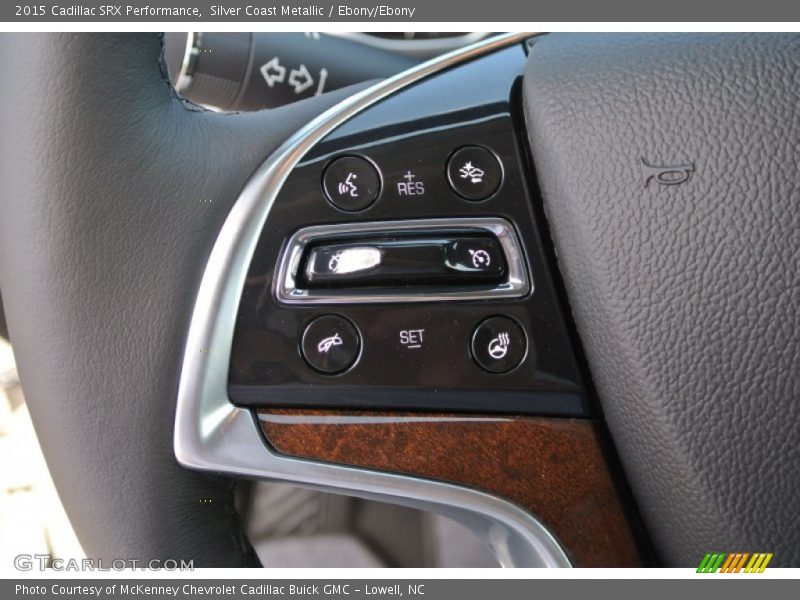 Silver Coast Metallic / Ebony/Ebony 2015 Cadillac SRX Performance
