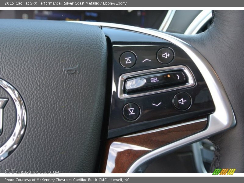 Silver Coast Metallic / Ebony/Ebony 2015 Cadillac SRX Performance