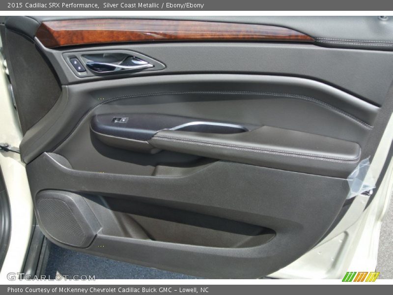 Silver Coast Metallic / Ebony/Ebony 2015 Cadillac SRX Performance