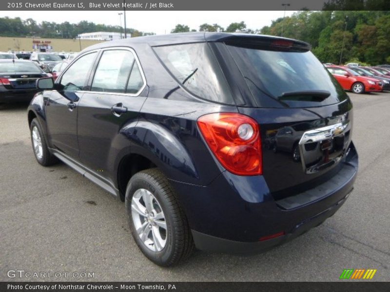 Blue Velvet Metallic / Jet Black 2015 Chevrolet Equinox LS