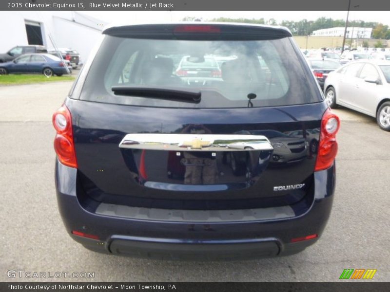 Blue Velvet Metallic / Jet Black 2015 Chevrolet Equinox LS