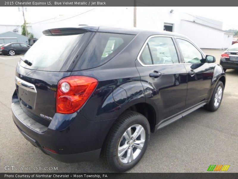 Blue Velvet Metallic / Jet Black 2015 Chevrolet Equinox LS