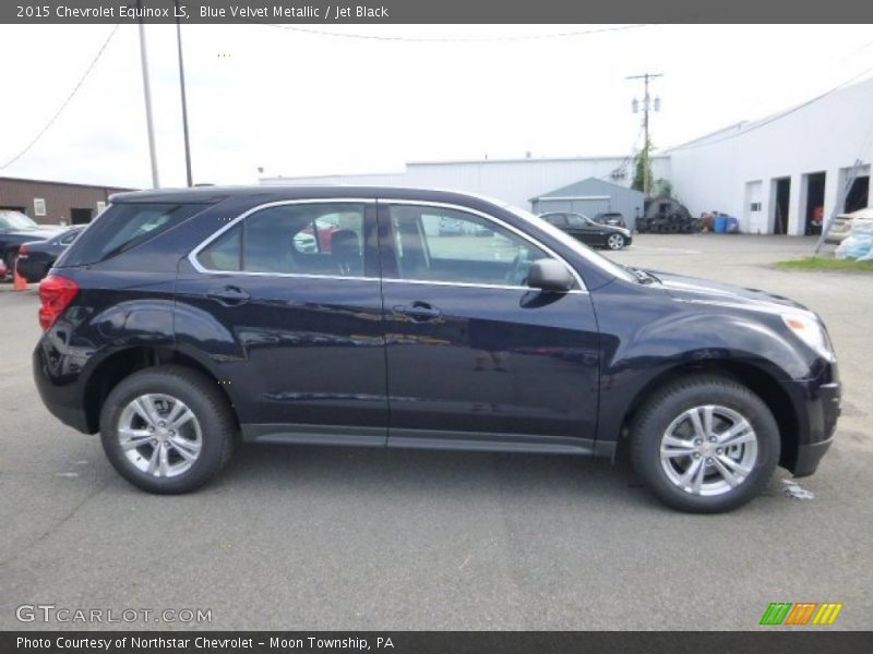 Blue Velvet Metallic / Jet Black 2015 Chevrolet Equinox LS