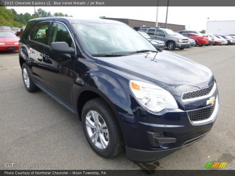 Blue Velvet Metallic / Jet Black 2015 Chevrolet Equinox LS