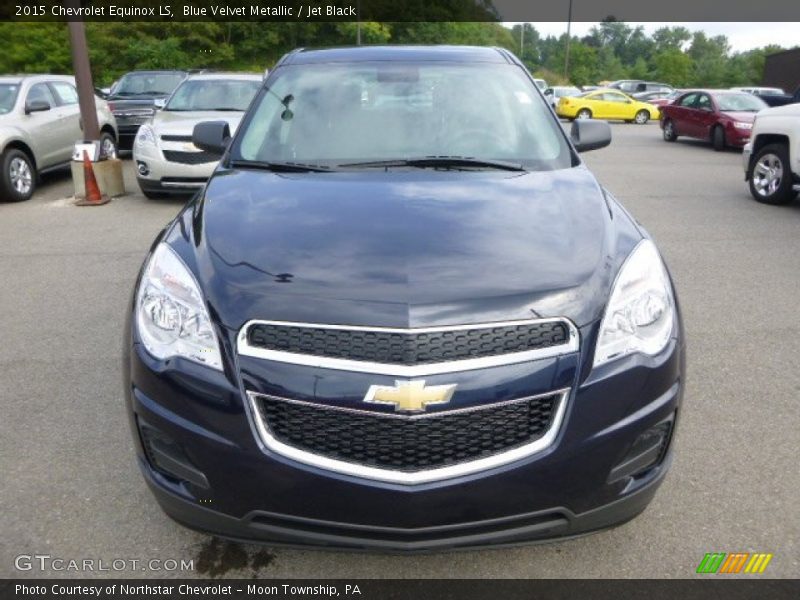 Blue Velvet Metallic / Jet Black 2015 Chevrolet Equinox LS