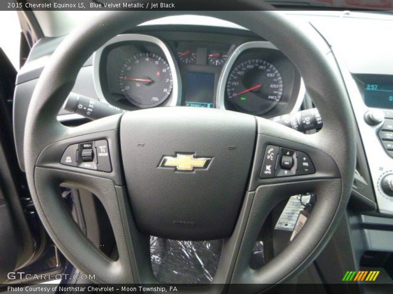 Blue Velvet Metallic / Jet Black 2015 Chevrolet Equinox LS