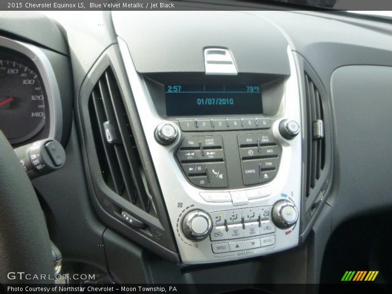 Blue Velvet Metallic / Jet Black 2015 Chevrolet Equinox LS
