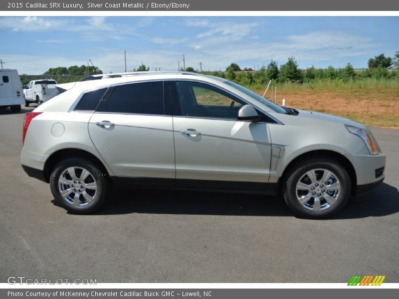 Silver Coast Metallic / Ebony/Ebony 2015 Cadillac SRX Luxury