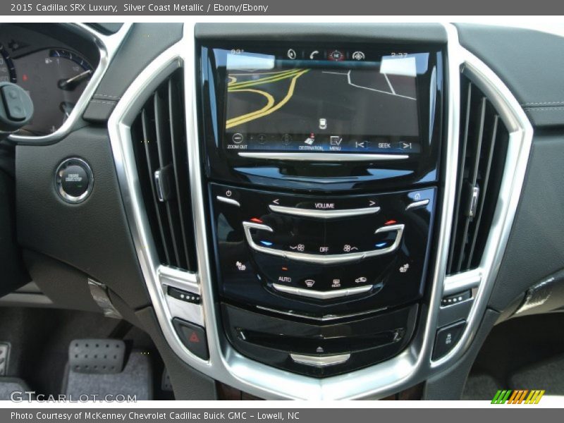 Silver Coast Metallic / Ebony/Ebony 2015 Cadillac SRX Luxury