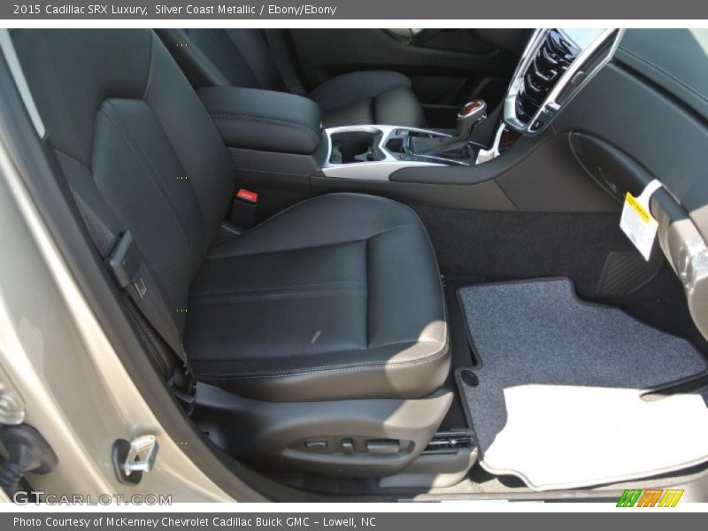 Silver Coast Metallic / Ebony/Ebony 2015 Cadillac SRX Luxury