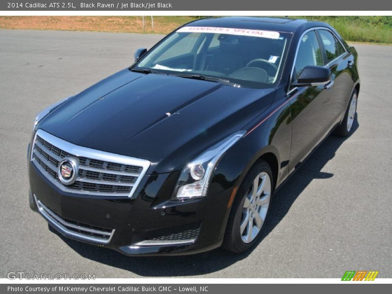 Black Raven / Jet Black/Jet Black 2014 Cadillac ATS 2.5L