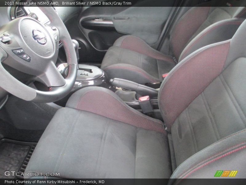 Brilliant Silver / NISMO Black/Gray Trim 2013 Nissan Juke NISMO AWD