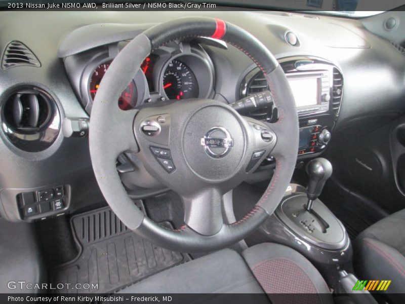 Brilliant Silver / NISMO Black/Gray Trim 2013 Nissan Juke NISMO AWD