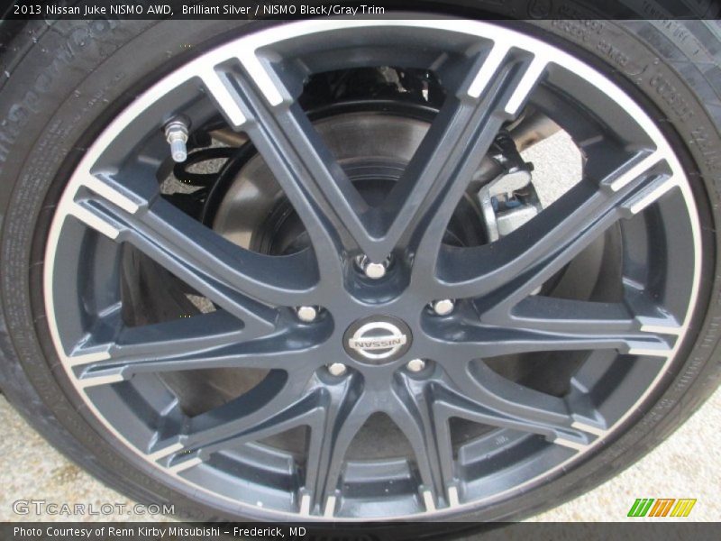 Brilliant Silver / NISMO Black/Gray Trim 2013 Nissan Juke NISMO AWD