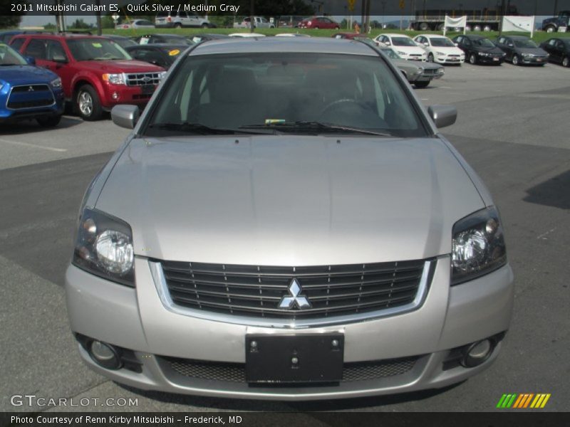 Quick Silver / Medium Gray 2011 Mitsubishi Galant ES