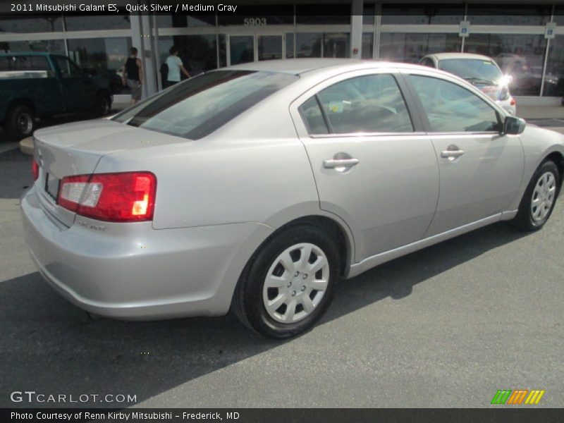 Quick Silver / Medium Gray 2011 Mitsubishi Galant ES