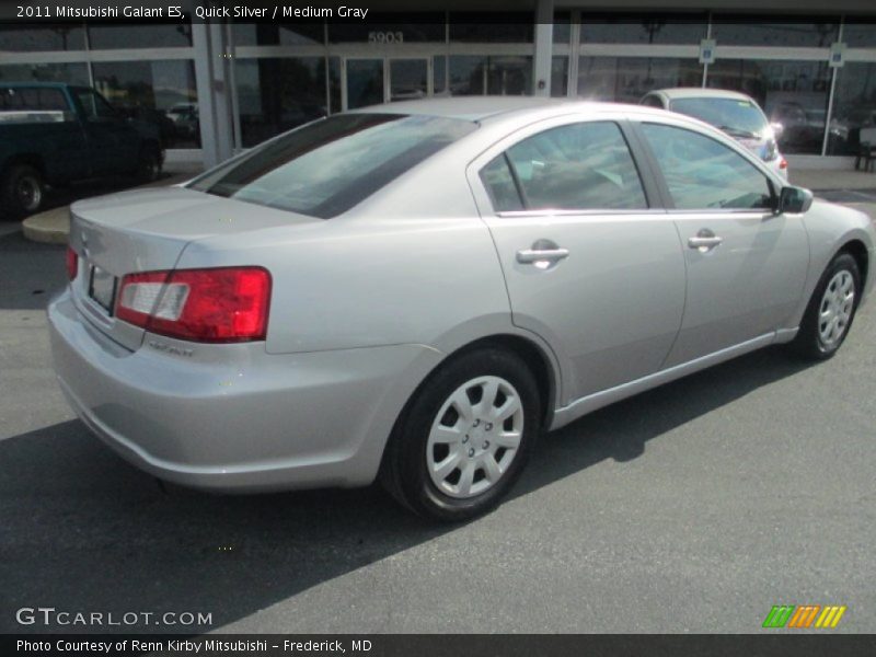 Quick Silver / Medium Gray 2011 Mitsubishi Galant ES
