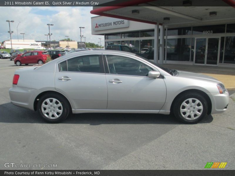 Quick Silver / Medium Gray 2011 Mitsubishi Galant ES