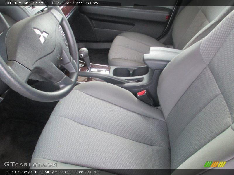 Quick Silver / Medium Gray 2011 Mitsubishi Galant ES