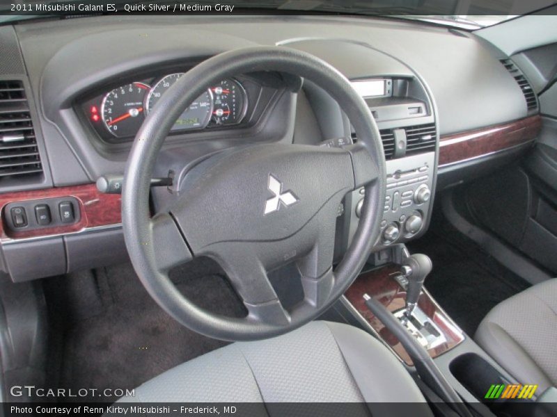 Quick Silver / Medium Gray 2011 Mitsubishi Galant ES