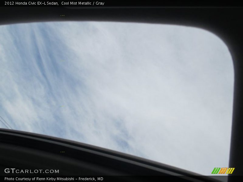 Cool Mist Metallic / Gray 2012 Honda Civic EX-L Sedan