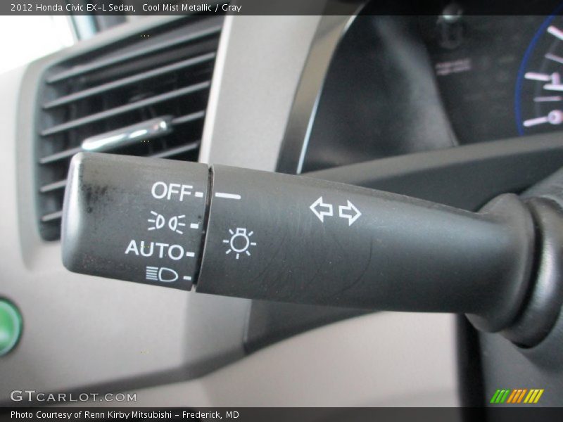 Cool Mist Metallic / Gray 2012 Honda Civic EX-L Sedan
