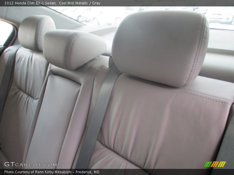 Cool Mist Metallic / Gray 2012 Honda Civic EX-L Sedan