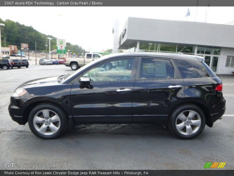 Carbon Gray Pearl / Ebony 2007 Acura RDX Technology