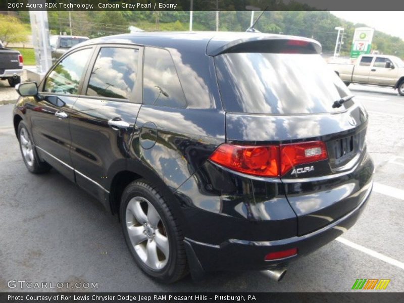 Carbon Gray Pearl / Ebony 2007 Acura RDX Technology
