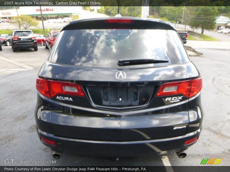Carbon Gray Pearl / Ebony 2007 Acura RDX Technology