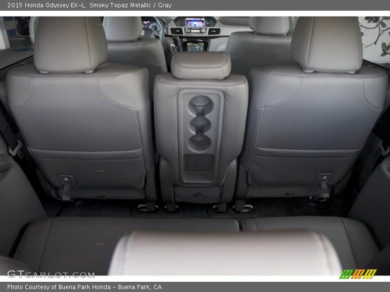 Smoky Topaz Metallic / Gray 2015 Honda Odyssey EX-L