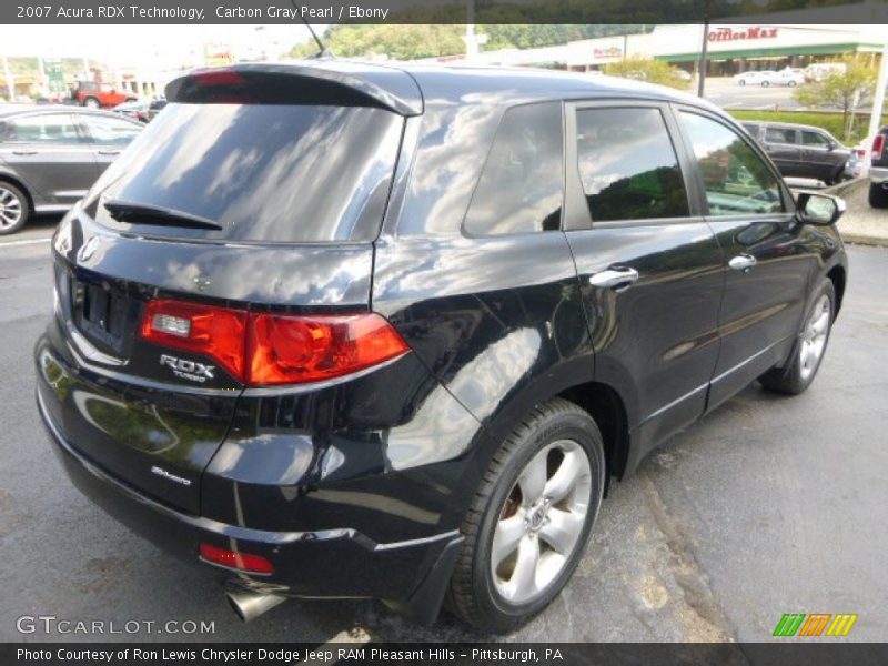 Carbon Gray Pearl / Ebony 2007 Acura RDX Technology