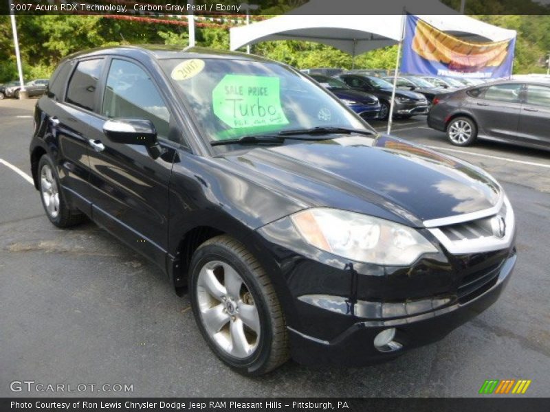 Carbon Gray Pearl / Ebony 2007 Acura RDX Technology