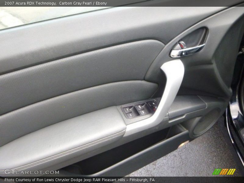 Carbon Gray Pearl / Ebony 2007 Acura RDX Technology