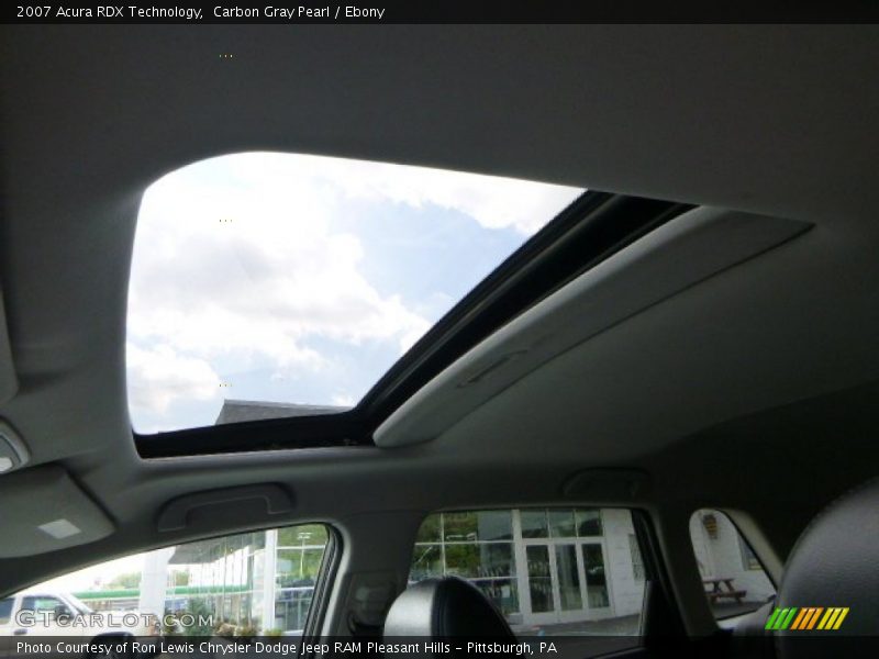 Carbon Gray Pearl / Ebony 2007 Acura RDX Technology