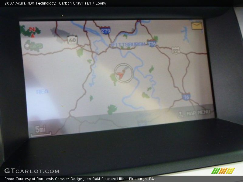Carbon Gray Pearl / Ebony 2007 Acura RDX Technology