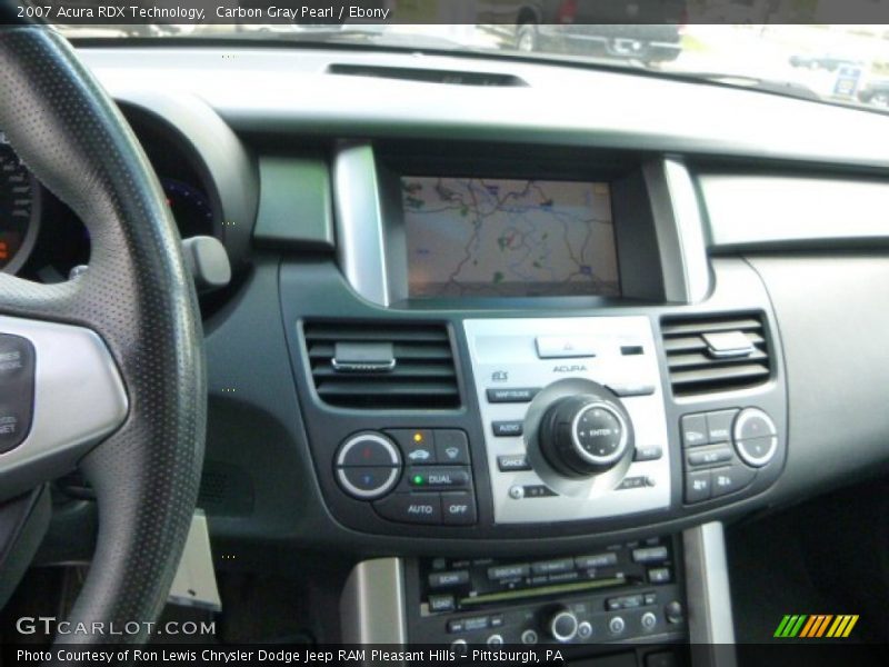 Carbon Gray Pearl / Ebony 2007 Acura RDX Technology