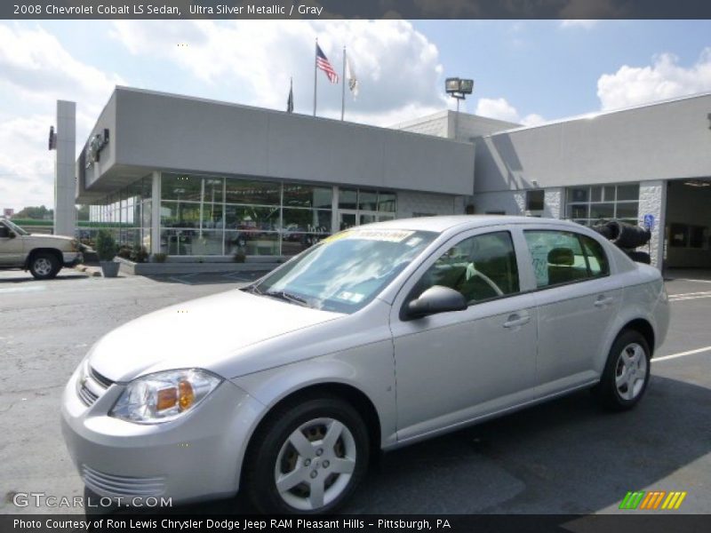 Ultra Silver Metallic / Gray 2008 Chevrolet Cobalt LS Sedan