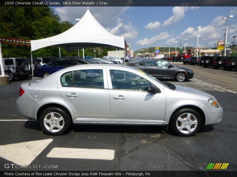 Ultra Silver Metallic / Gray 2008 Chevrolet Cobalt LS Sedan