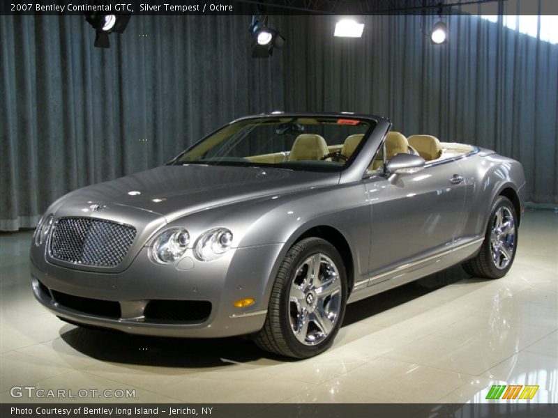 Silver Tempest / Ochre 2007 Bentley Continental GTC
