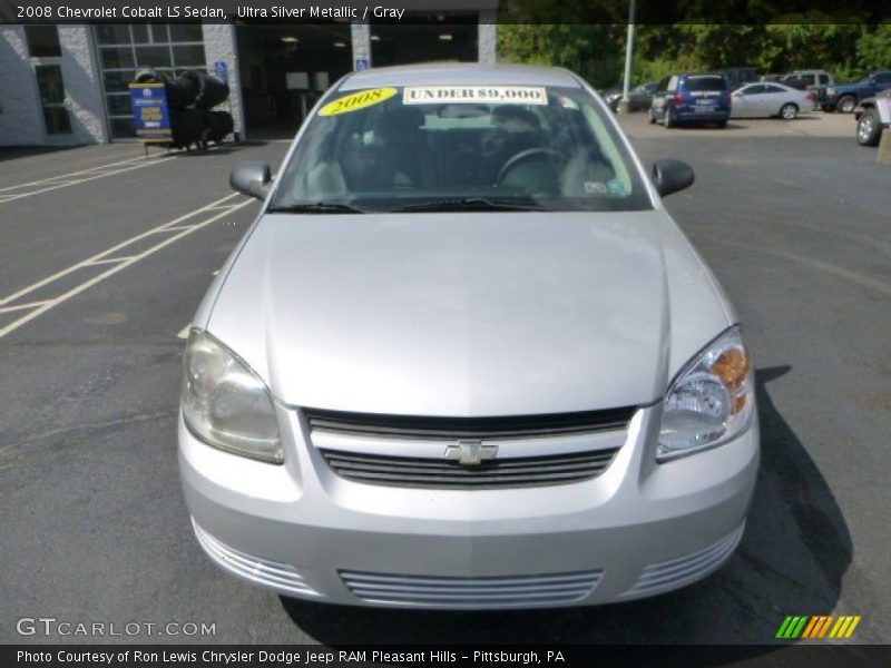 Ultra Silver Metallic / Gray 2008 Chevrolet Cobalt LS Sedan