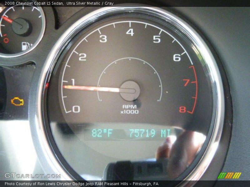 Ultra Silver Metallic / Gray 2008 Chevrolet Cobalt LS Sedan